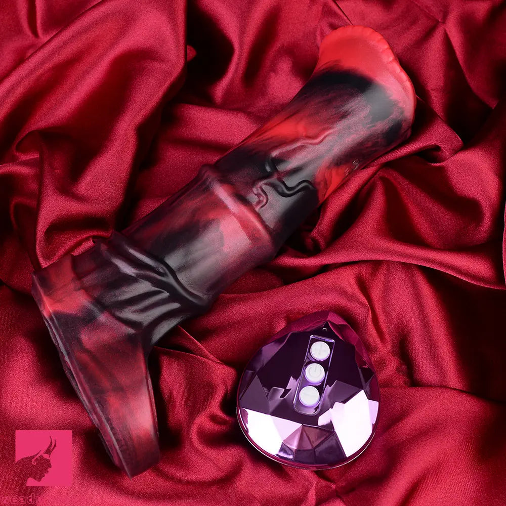 5.58in 7.17in Silicone Horse Dildo Sleeve Vibrating Hollow Waterproof Dildo