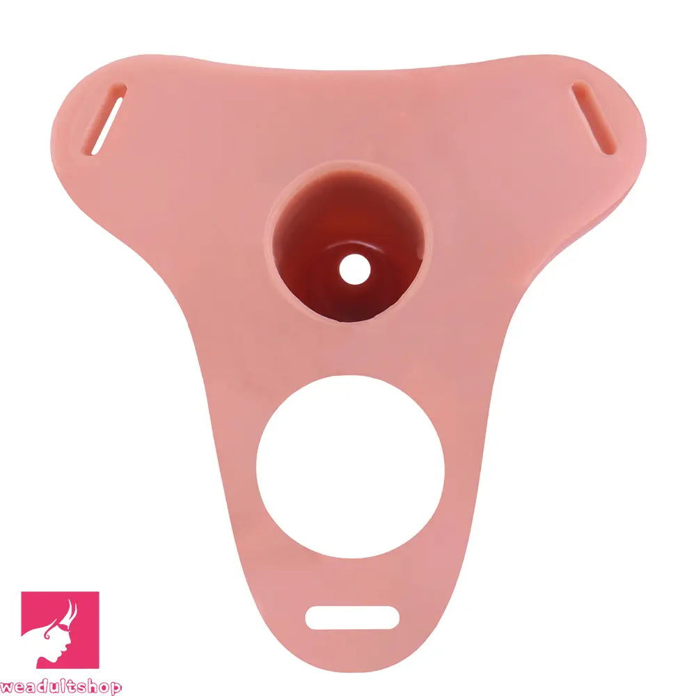 5.82in Real Hollow Strap on Silicone Cock Cage Dildo For Chastity Toy