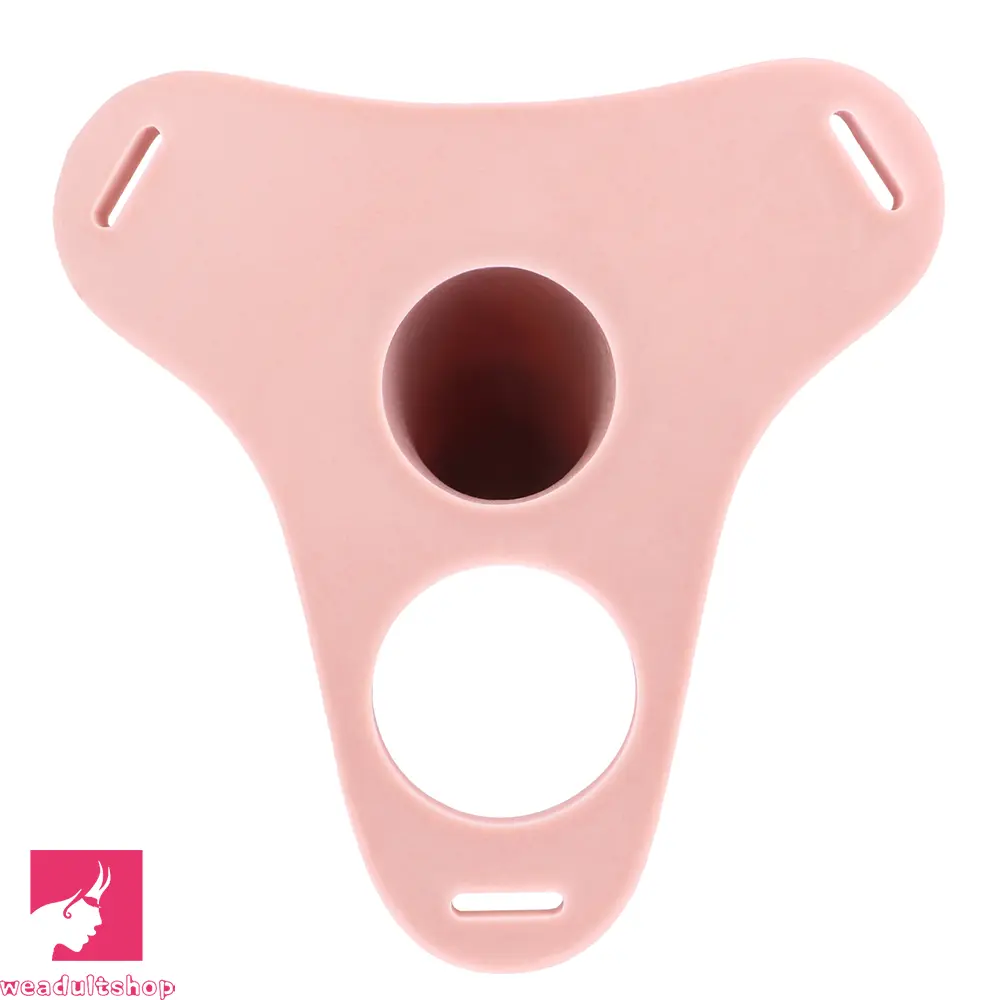 5.31in Silicone Horse Animal Penis Cage Strap on Chastity Dildo With Lock