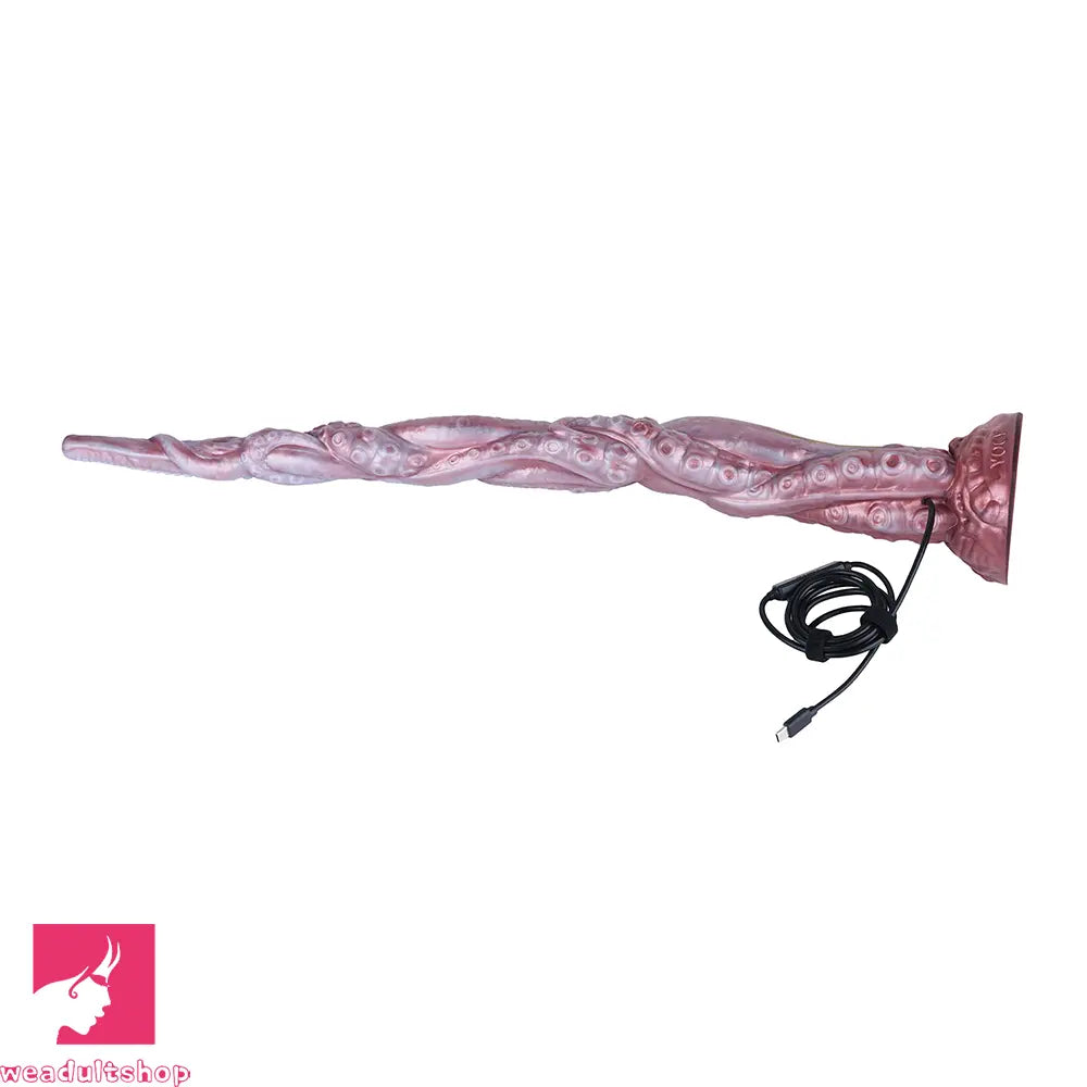25in Tentacle Huge Long HD Camera Dildo Silicone Adult Toy Anal Stimulation