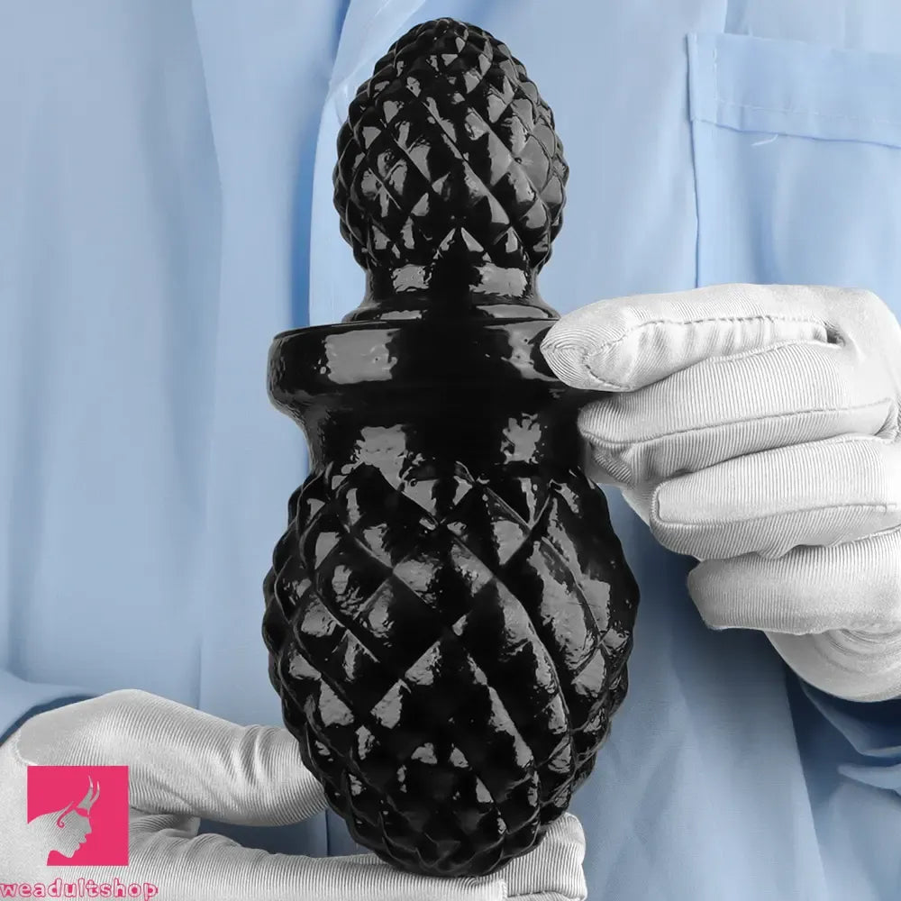 2.95in 4.52in Newbie Black PVC Cock Suction Cup Mini Anal Plug Dildo