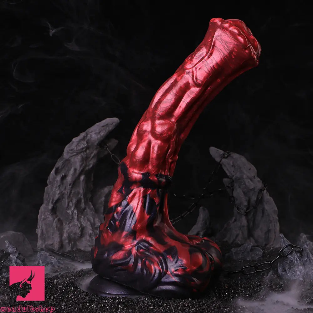12.01in Horse Cock Dildo With Strong Suction Cup For Hands-Free Toy