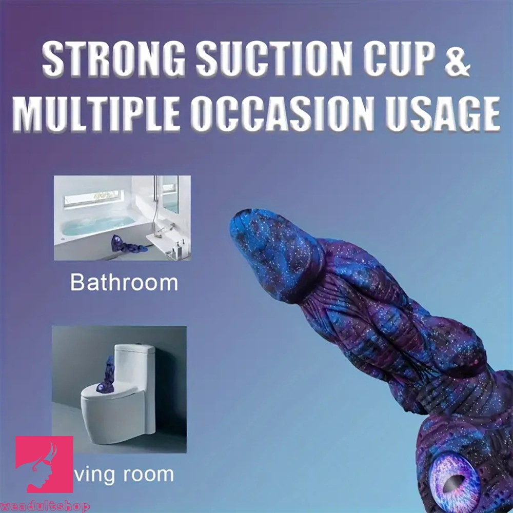 8.58in 9.2in 11in Silicone Fantasy Creature Big Dildo With Real Double Eyes