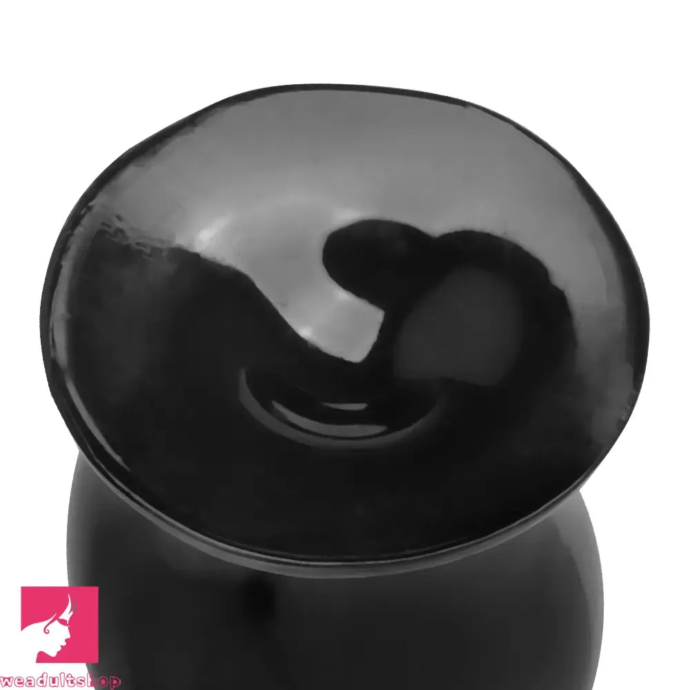 7.87in 9.44in PVC Black Anal Plug Thick Fat Big Dildo Cock With Suction Cup