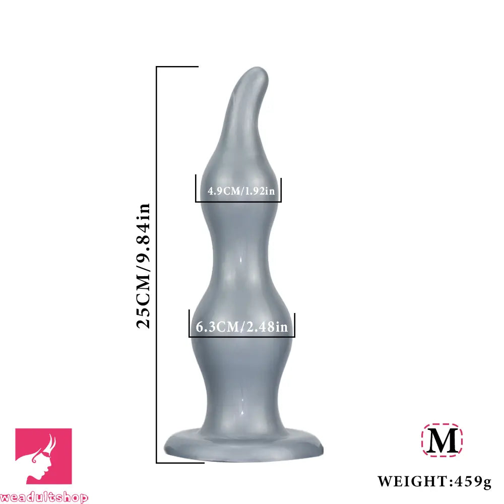7.28in 9.84in 11.81in Silicone Soft Anal Plug Dildo Clitoris Anal Cock Dilator