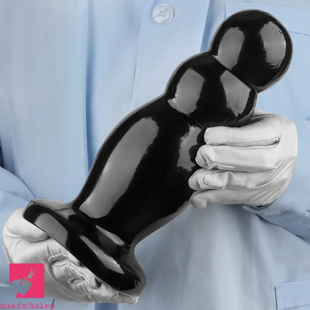 6.7in 10.23in Golden PVC Extra Large Thick Butt Plug Dildo Anal Clit Beads