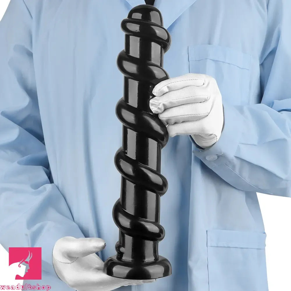 11.02in 13.18in Spiral PVC Big Anal Plug Dildo Adult Sex Toy For Sex Love