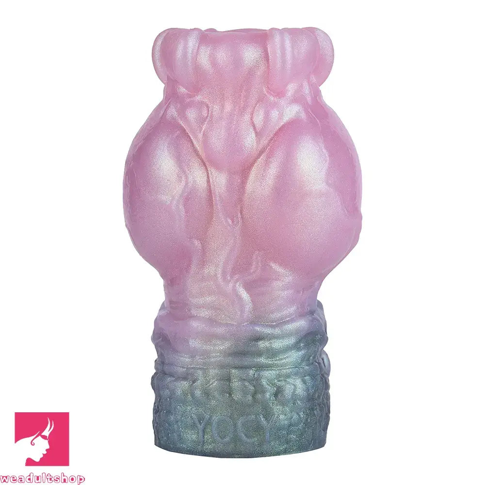 4.17in 4.84in 5.62in Monster Knot Cock Sleeve Dildo Hollow Male Penis