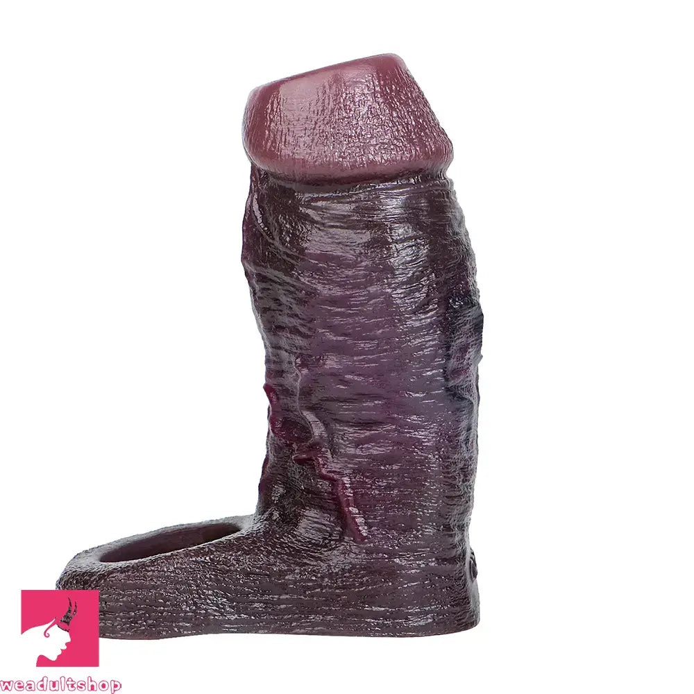 4.01in 4.72in 5.9in Lifelike Cock Sleeve Dildo Prostate Massage Cock Toy