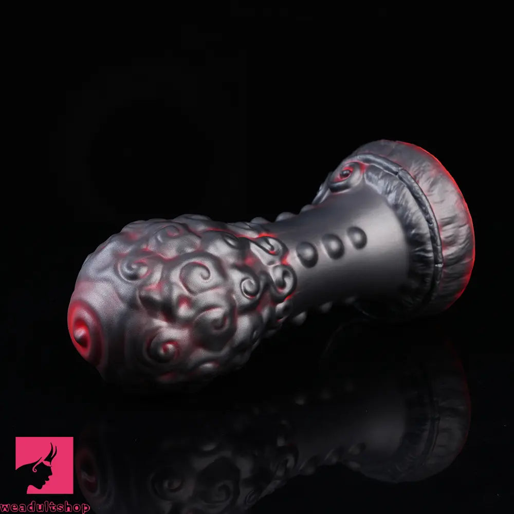 5.51in 7.08in 9.05in Spiked Silicone Round Silicone Soft Odd Dildo Anal Plug