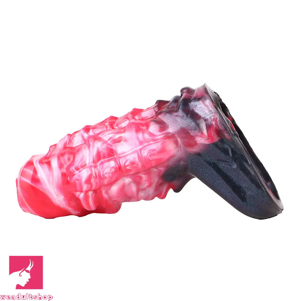 5.82in Weird Floppy Hollow Dildo Built-in keel Vibration Remote Penis Sleeve