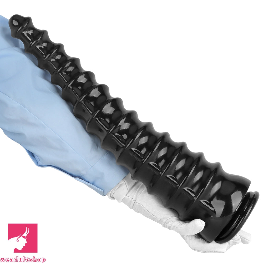 10.82in 13.38in 16.73in Super Large Black Anal Plug Dildo For Adult Women