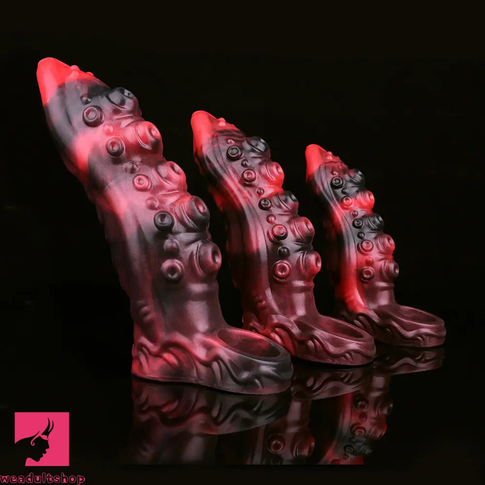 6.22in 7.01in 7.95in Tentacle Animal Penis Soft Dildo Sleeve Penis Extender