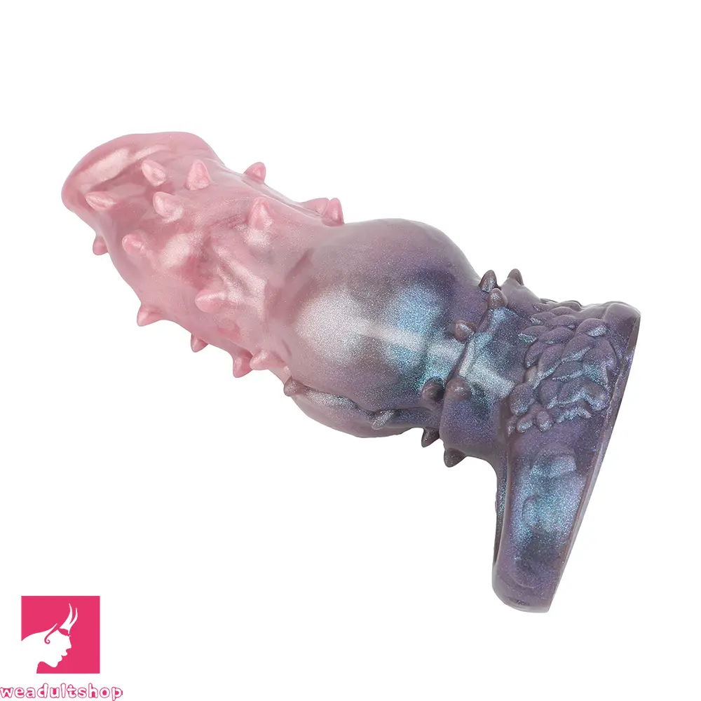 7.48in Spiked Fantasy Penis Sleeve With Cock Ring Dildo For Intimation