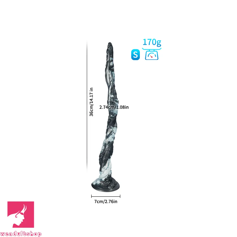 14.17in 18.9in Deepsea Tentacle Octopus Silicone Soft Big Long Odd Dildo