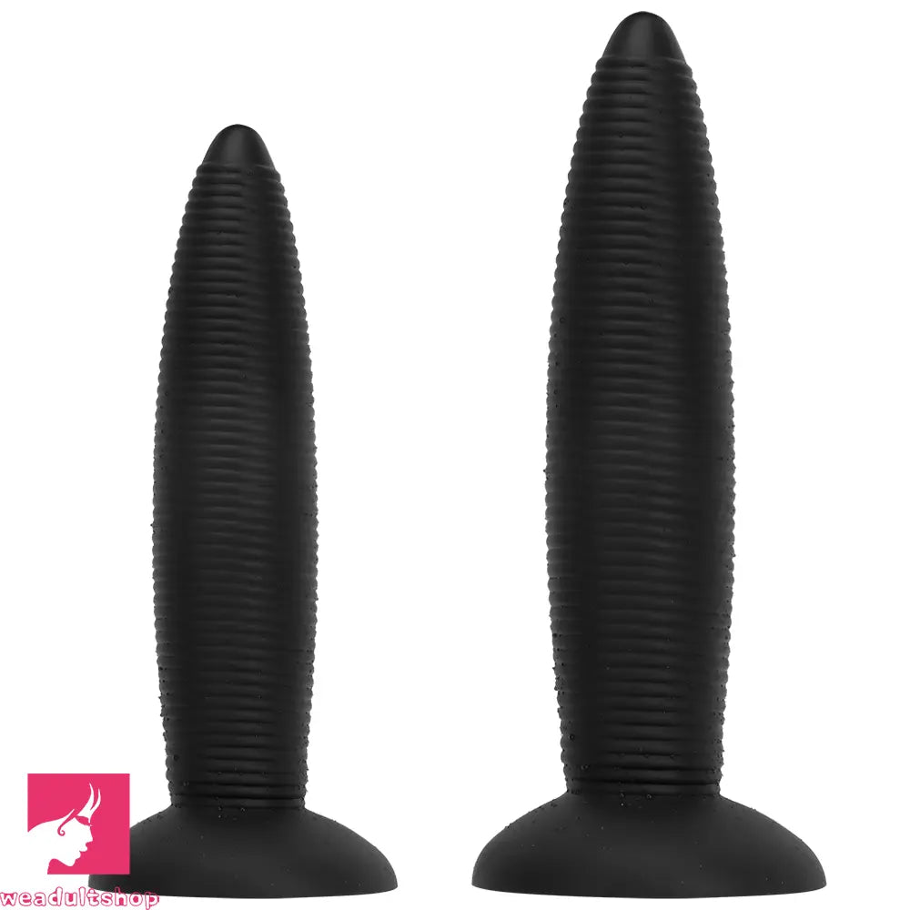 13.38in 14.96in Pointed Large Long Threaded Anal Plug Dildo For Anal Sex