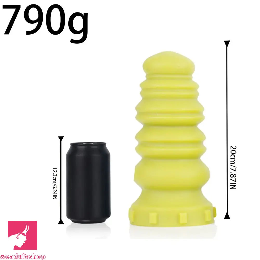 6.69in 7.87in 8.46in 9.25in 10.24in Soft Silicone Odd Big Macaron Thick Dildo