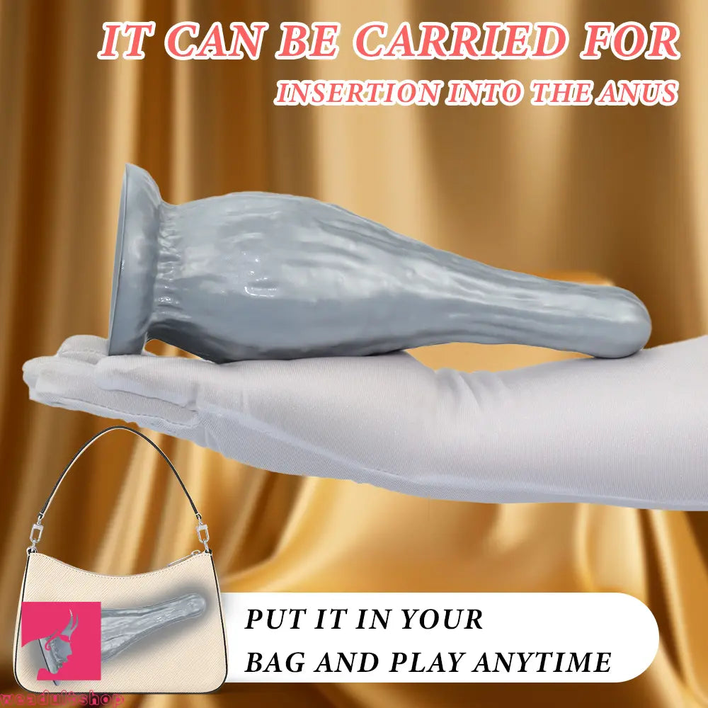 5.31in 7.08in 9.05in Fantasy Silicone Dildo Vase Shape With Suction Cup