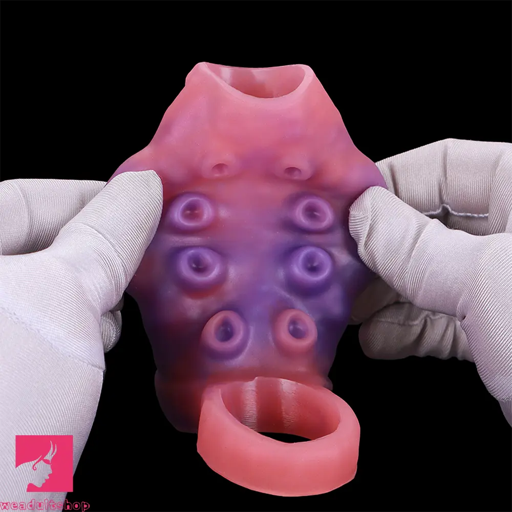 3.14in 4.13in 5.11in Tentacle Small Dildo Sleeve Adult Male Pornographic Tool