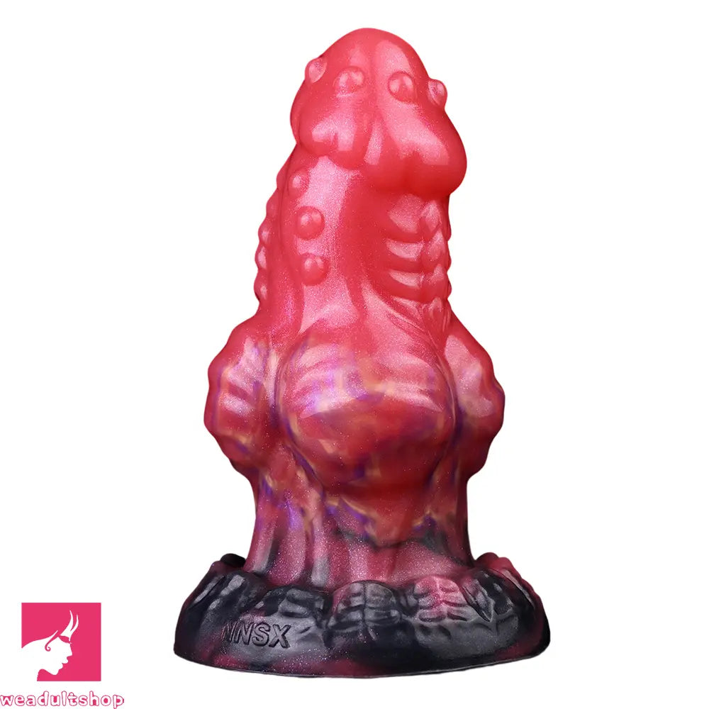 5.71in Fantasty Knot Spiked Silicone Dildo Soft Masturbator Simulate Sex