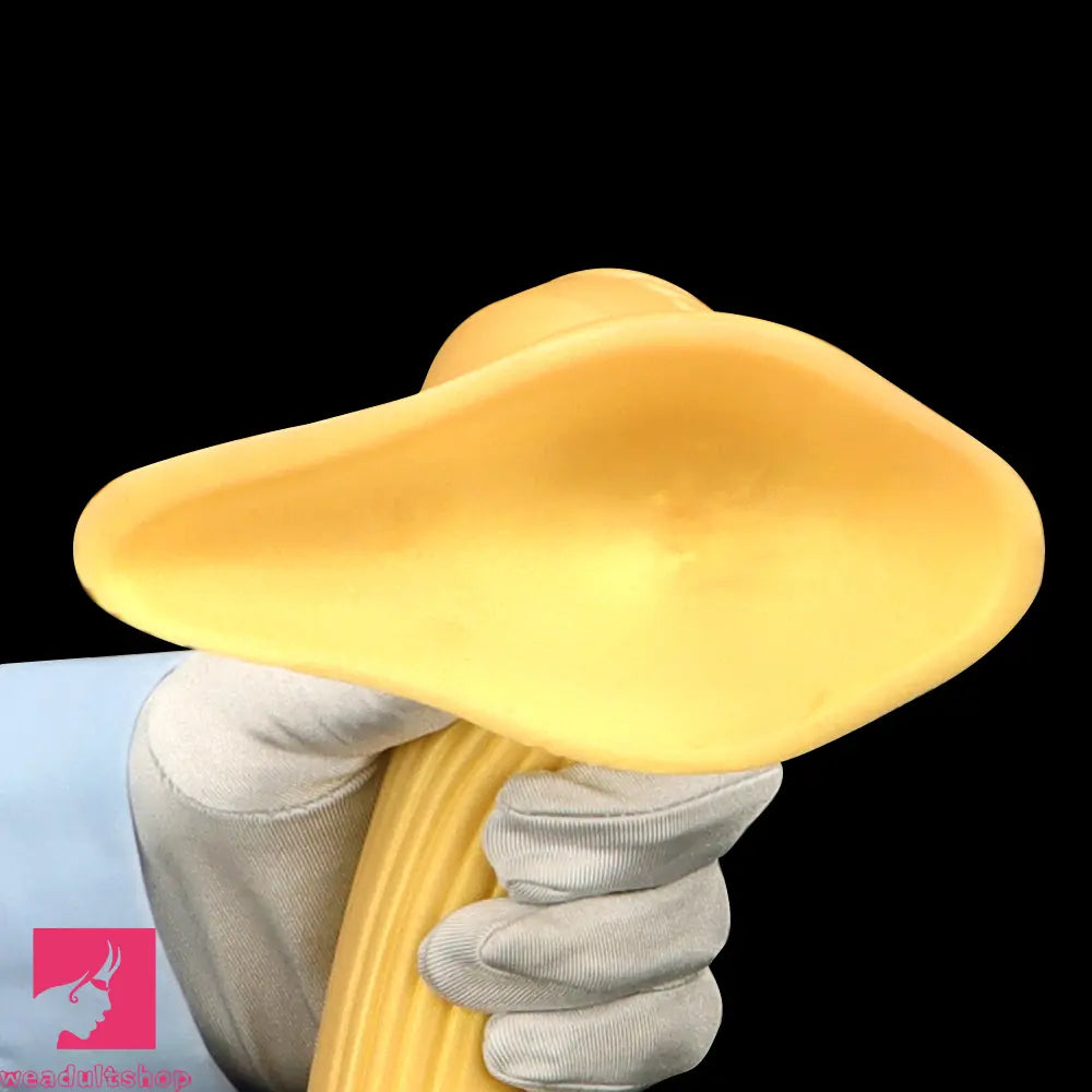 12.2in 16.14in 20.07in Gold Silicone Super Long Anal Dilator Dildo Huge Toy