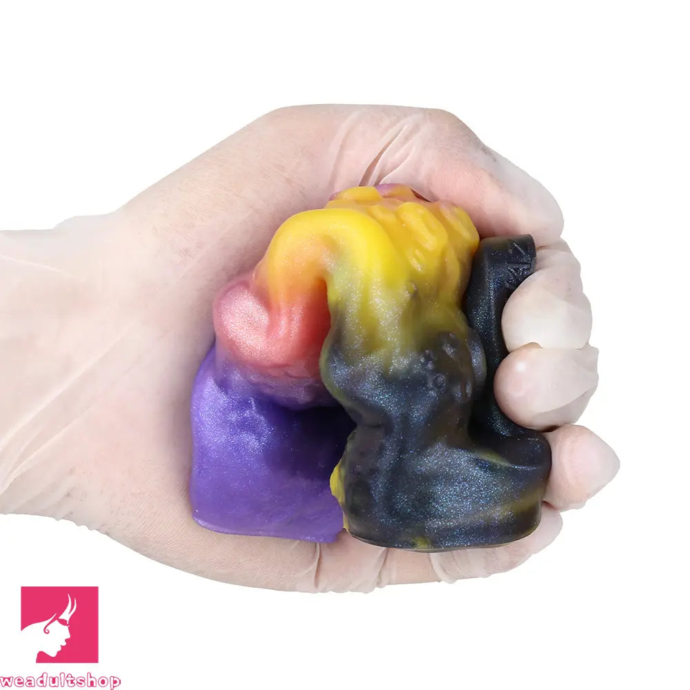 4.96in Sathos Euvoros Tentacle Silicone Soft Dildo Sleeve Penis Extender