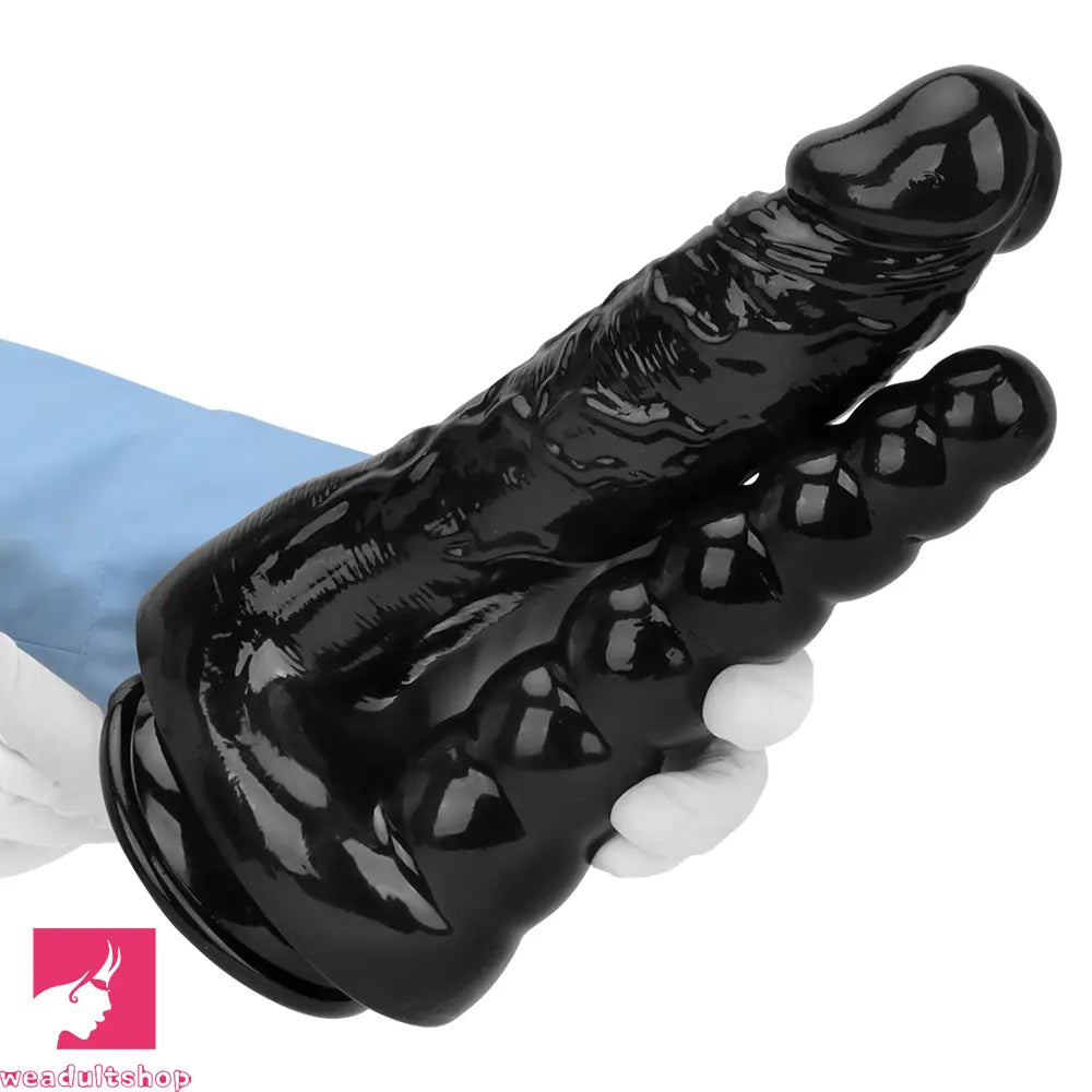 7.87in 10.43in PVC Double Headed Dildo Masturbator With Simulated Toy