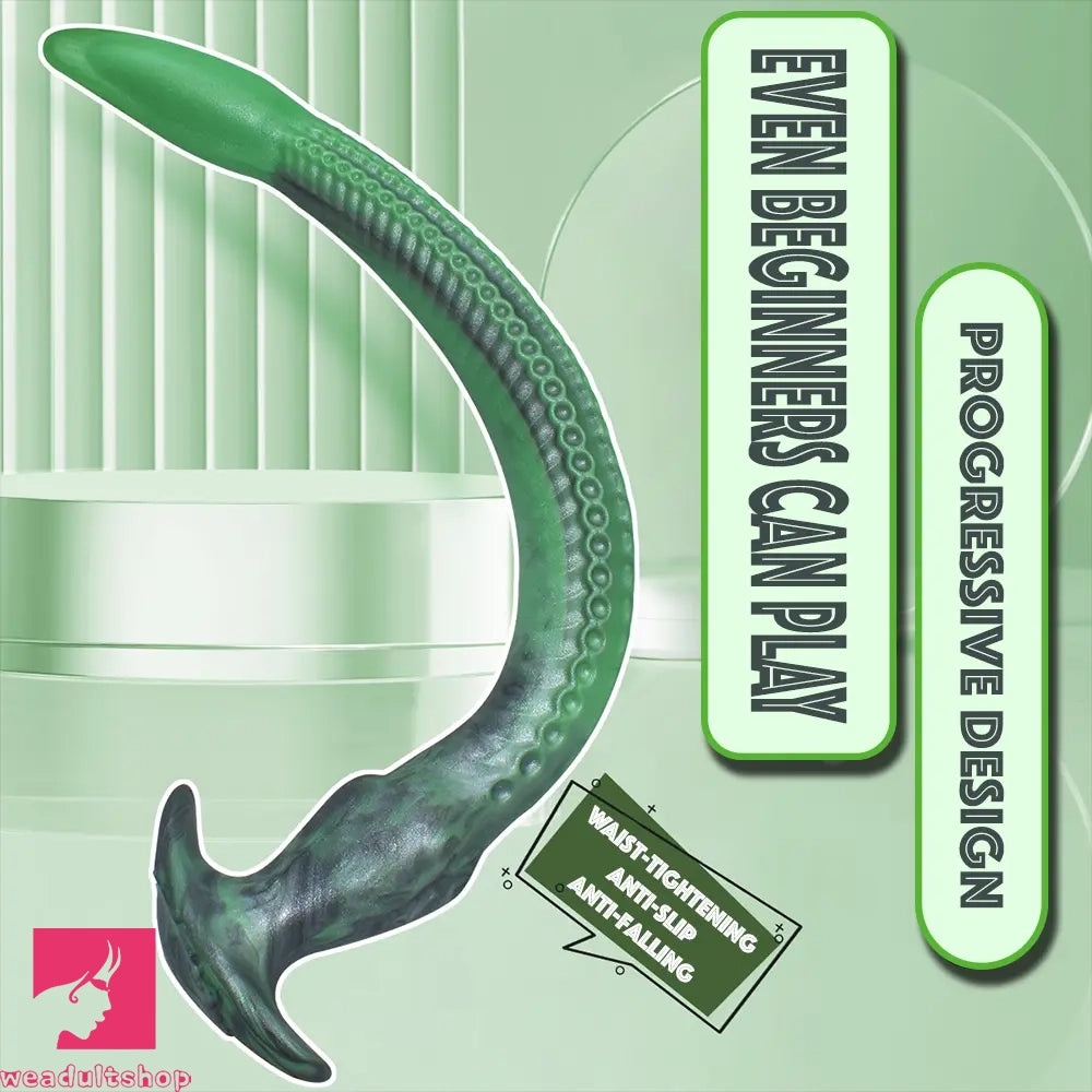 12.2in 15.94in 20.87in Super Long Big Clit Tentacle Silicone Butt Plug Dildo