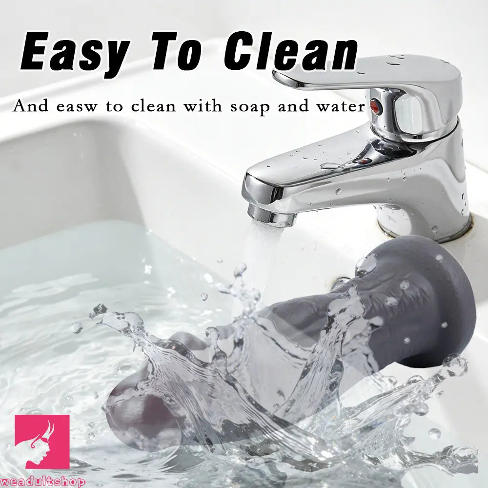 8.66in 10.23in 11.9in Real Feeling Silicone Soft Big Dildo For Handsfree Play