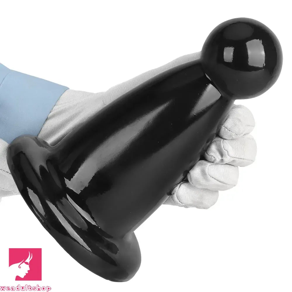 5.7in 7.87in Black PVC Thick Butt Plug Dildo For Women Sexual Adult Cock