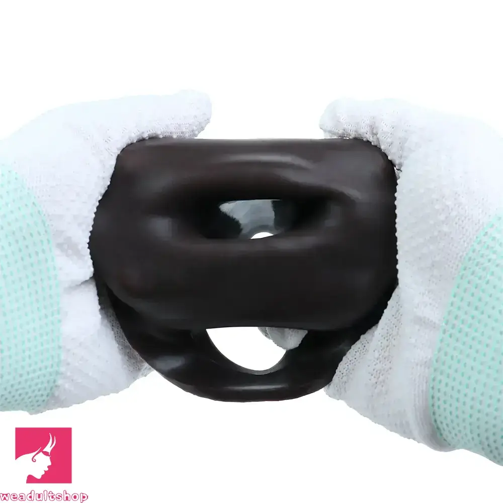 5.59in Realistic Dildo Penis Sleeve Cock Ring For Deep Stimulation Love