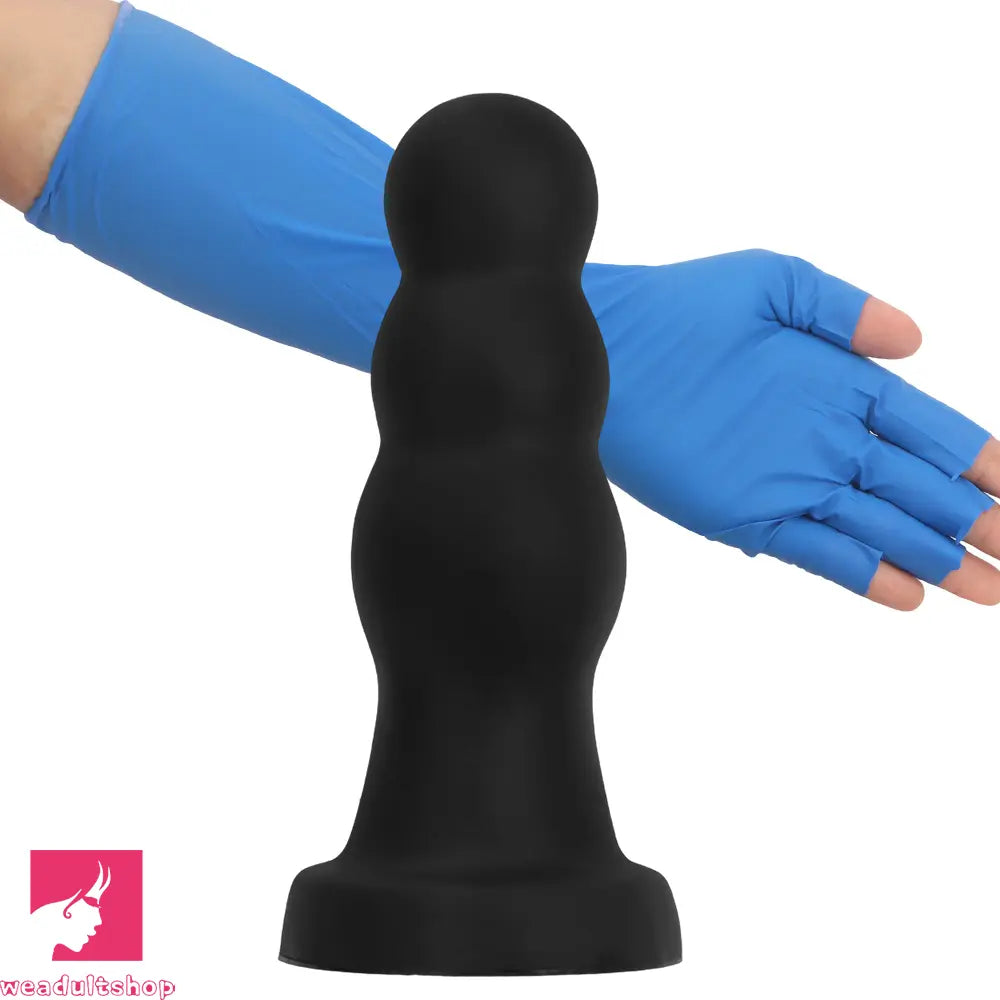 7.08in 8.85in 11.02in Soft Pull-bead Anal Plug Extra Large Thick Cock Dildo