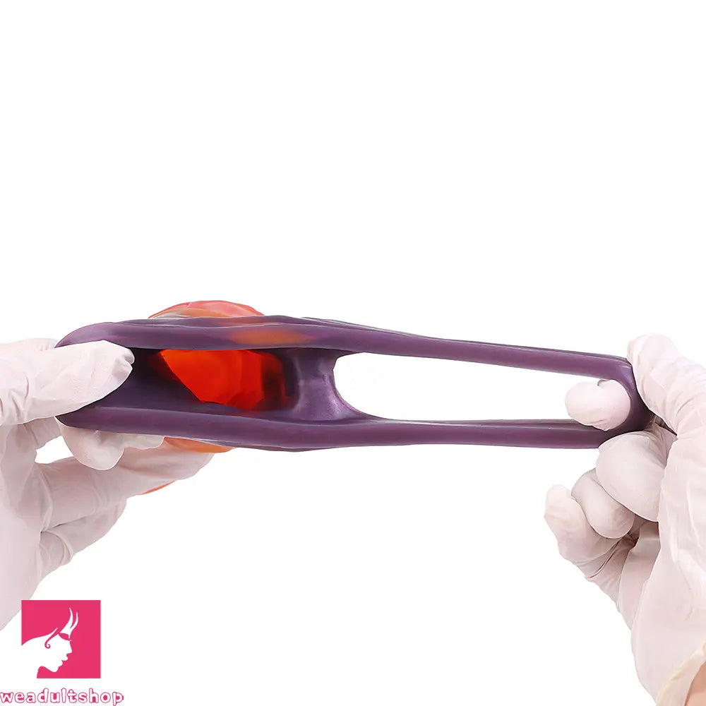 7.59in Warhorse Cock Fire Vein Gradient Tone Cock Dildo Sleeve Love Toy