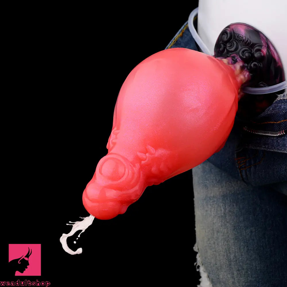 5.91in Fantasy Odd Silicone Soft Inflatable Spraying Water Dildo Sex Toy
