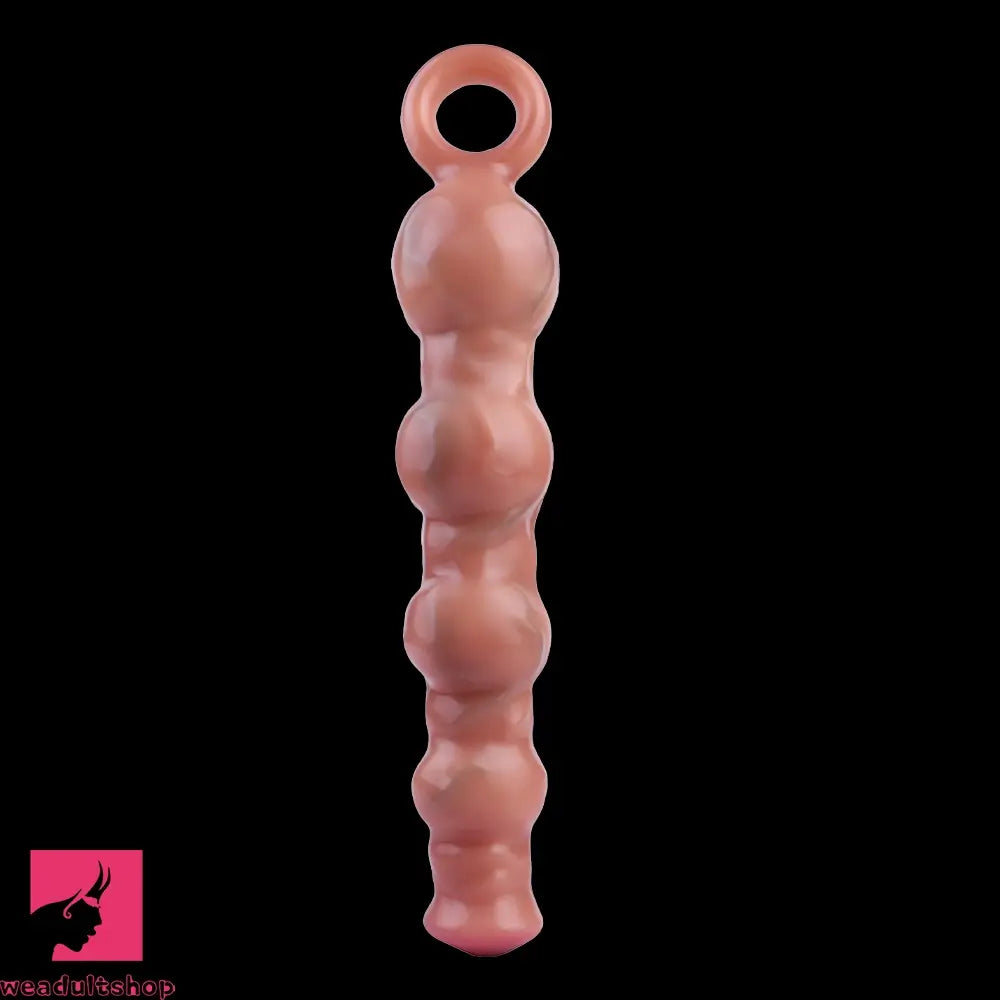 10.5in Big Vibrating Silicone Pulling Beads G Spot Horse Dildo With 3 Motors