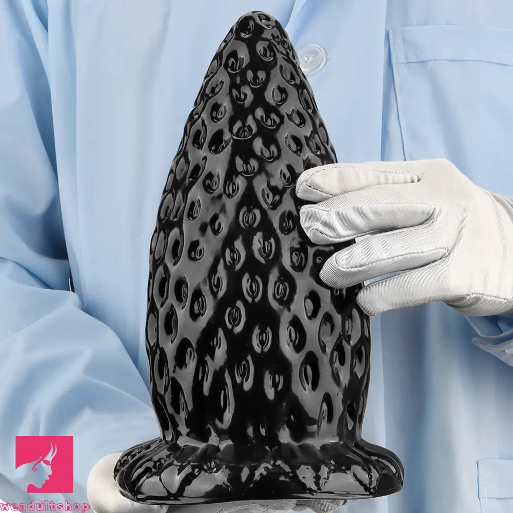 5.9in 8.07in 9.84in Super Thick Strawberry Penis Anal Plug PVC Dildo