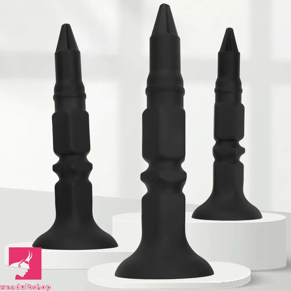 12.6in 14.56in 17.71in Pointed Tip Huge Long Silicone Soft Butt Plug Cock Dildo