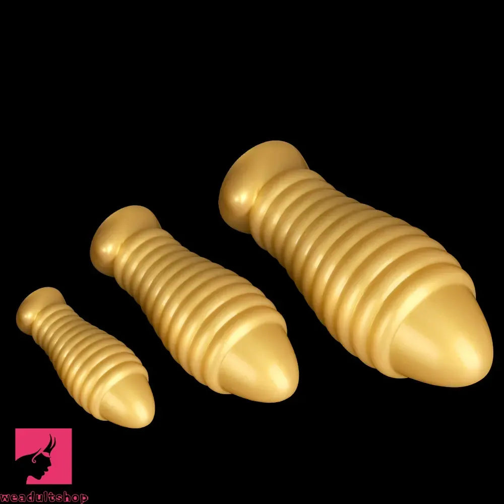 5.11in 7.08in 9.05in Dragon Egg Thread Silicone Soft Big Butt Cock Dildo