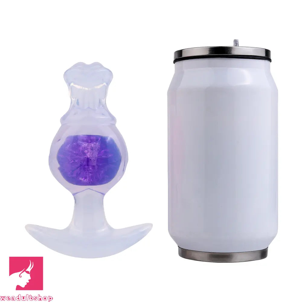 5.04in Silicone Anal Plug Vaginal Massager & Anus Stimulator Cock Toy