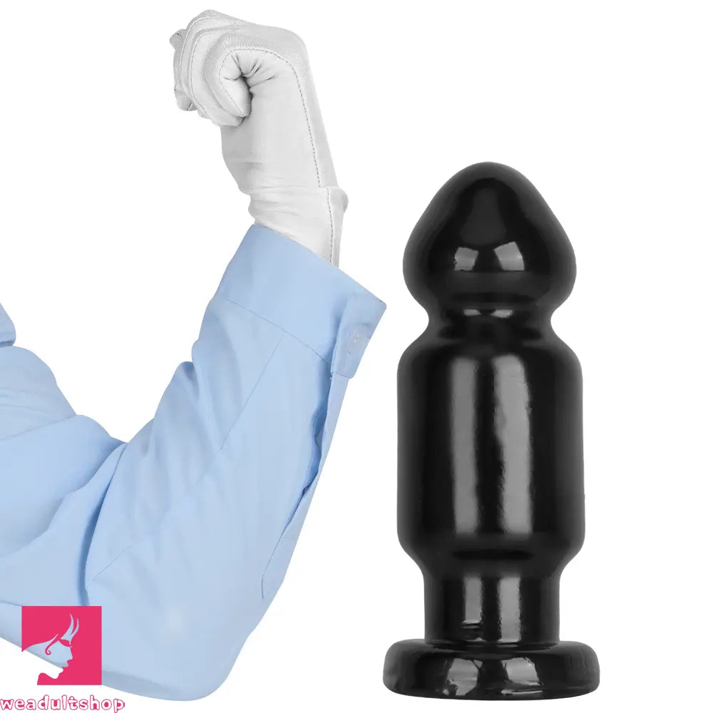 7.87in 11.22in Big Black Large PVC Anal Plug Dildo For Anal Expansion Love