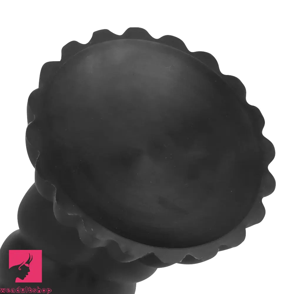 14.76in Silicone Black Extra Large Thick Anal Plug Dildo For Masturbation