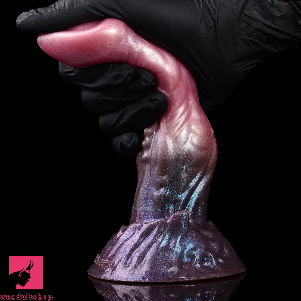 7.71in Dual Density Silicone Odd Dildo Adult Masturbation Pleasure Cock