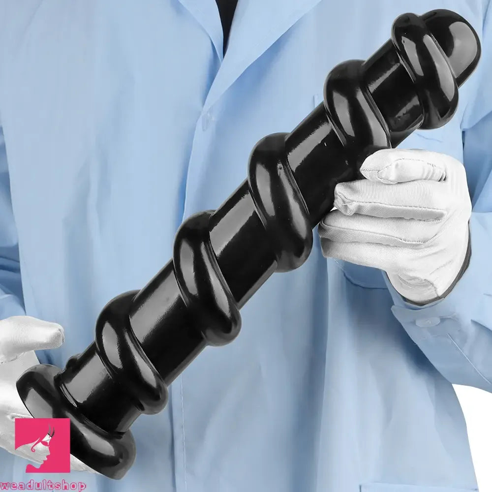 11.02in 13.18in Spiral PVC Big Anal Plug Dildo Adult Sex Toy For Sex Love