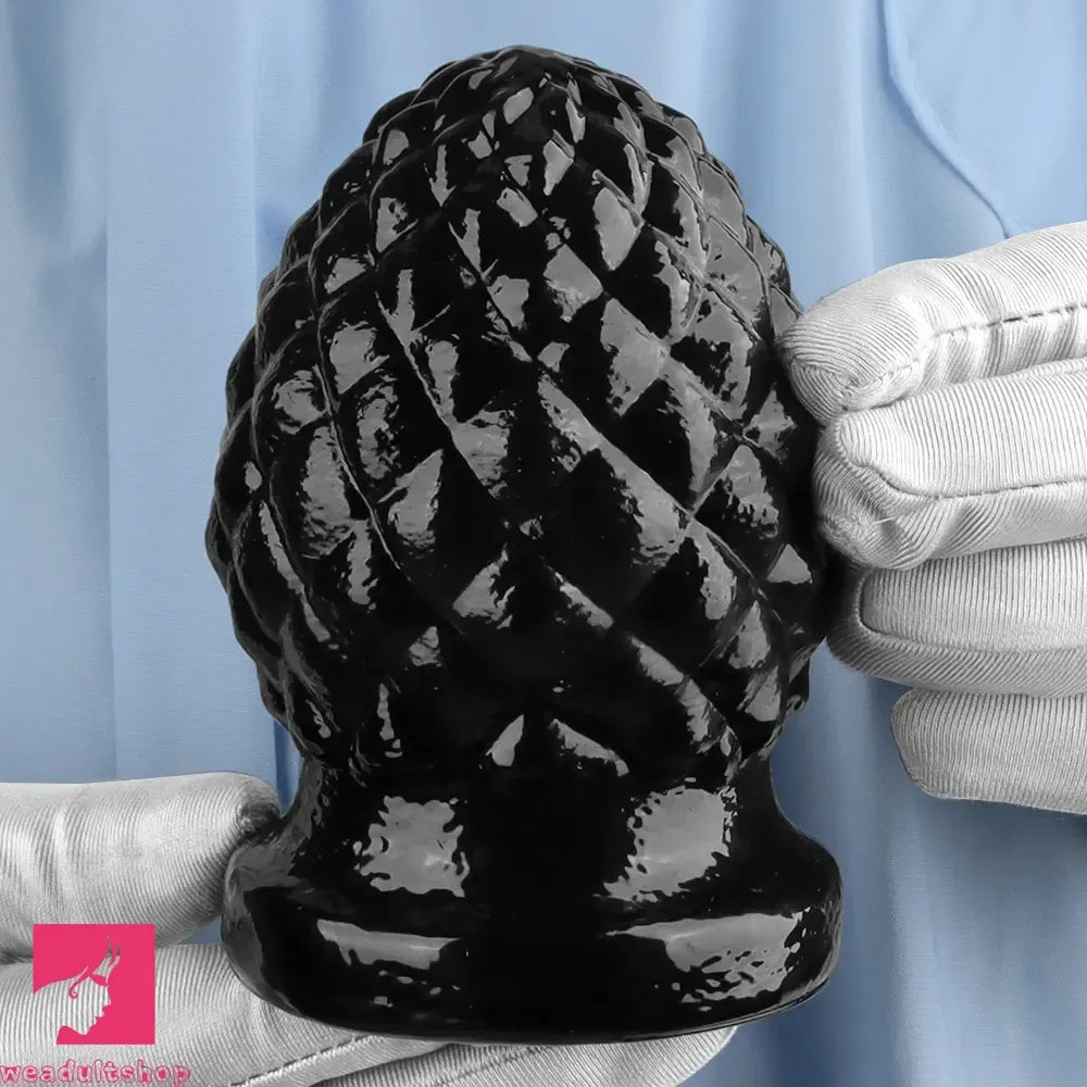 2.95in 4.52in Newbie Black PVC Cock Suction Cup Mini Anal Plug Dildo