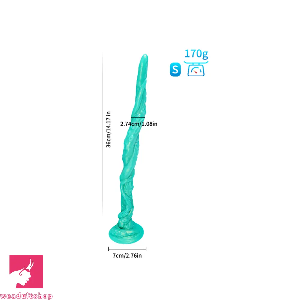 14.17in 18.9in Deepsea Tentacle Octopus Silicone Soft Big Long Odd Dildo