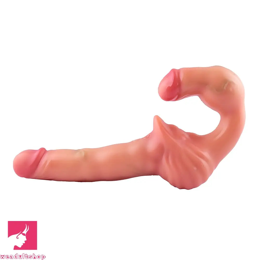 10.8in Strapless Silicone Large Soft Double Sided Strapon Dildo For Sex