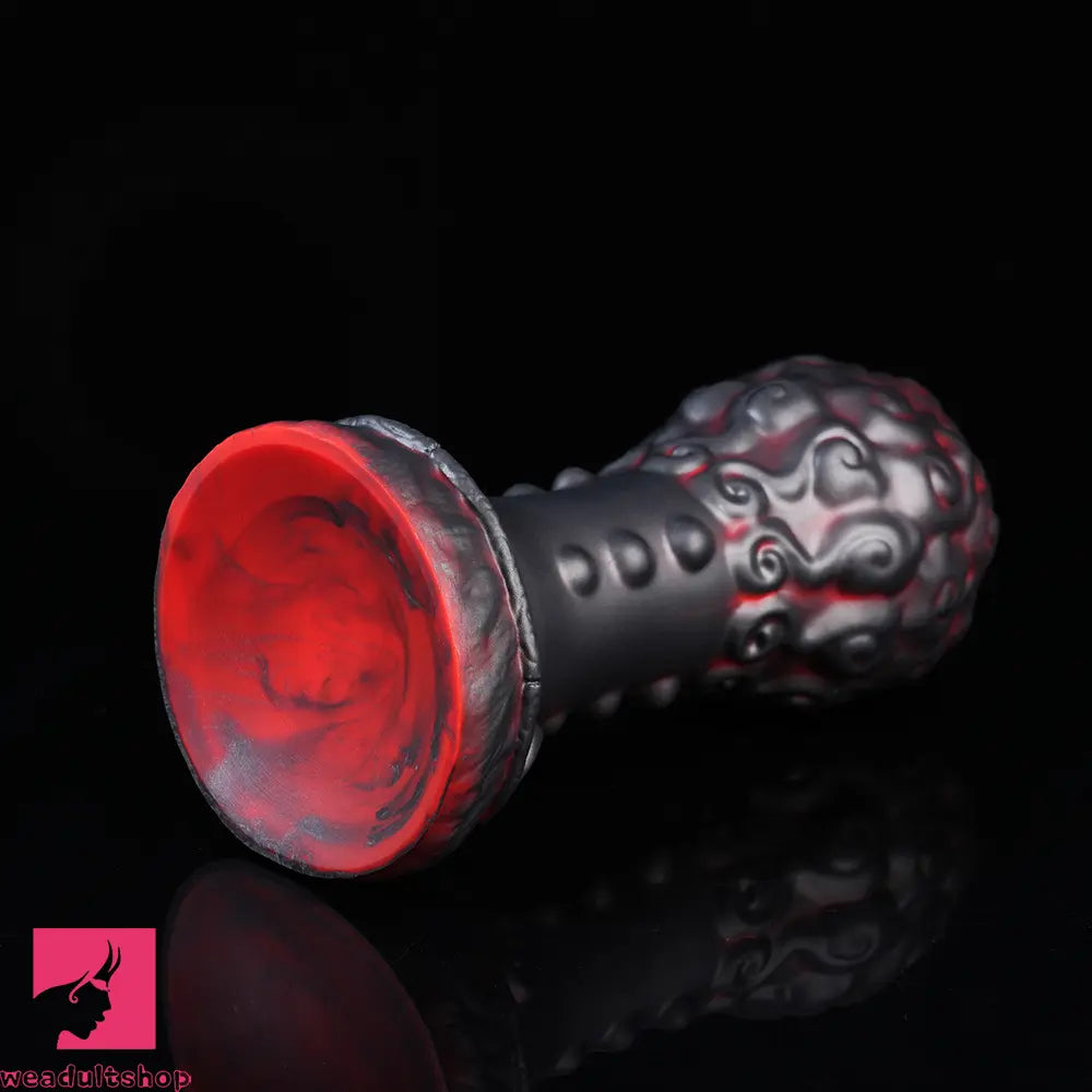 5.51in 7.08in 9.05in Spiked Silicone Round Silicone Soft Odd Dildo Anal Plug