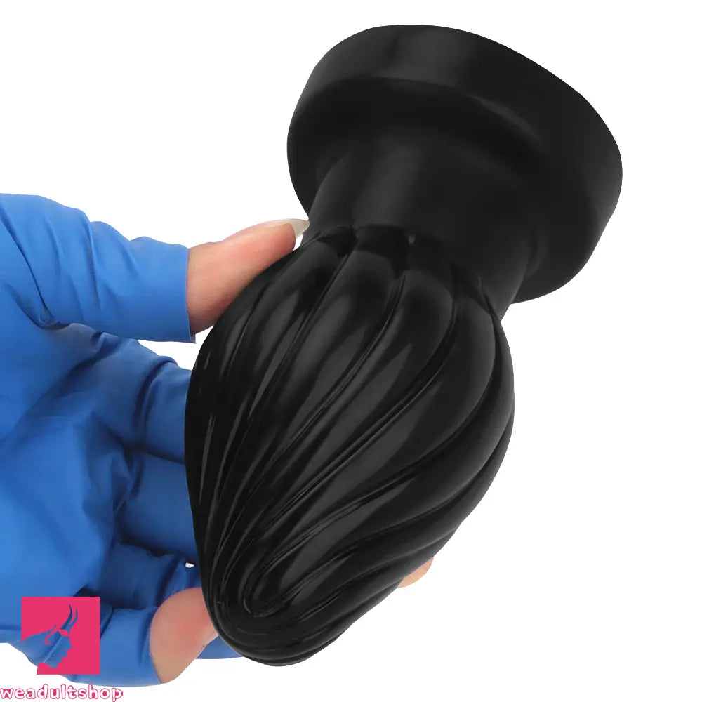 2.95in 3.93in 5.7in Silicone Spiral Small Anal Plug Dildo For Lesbian Love