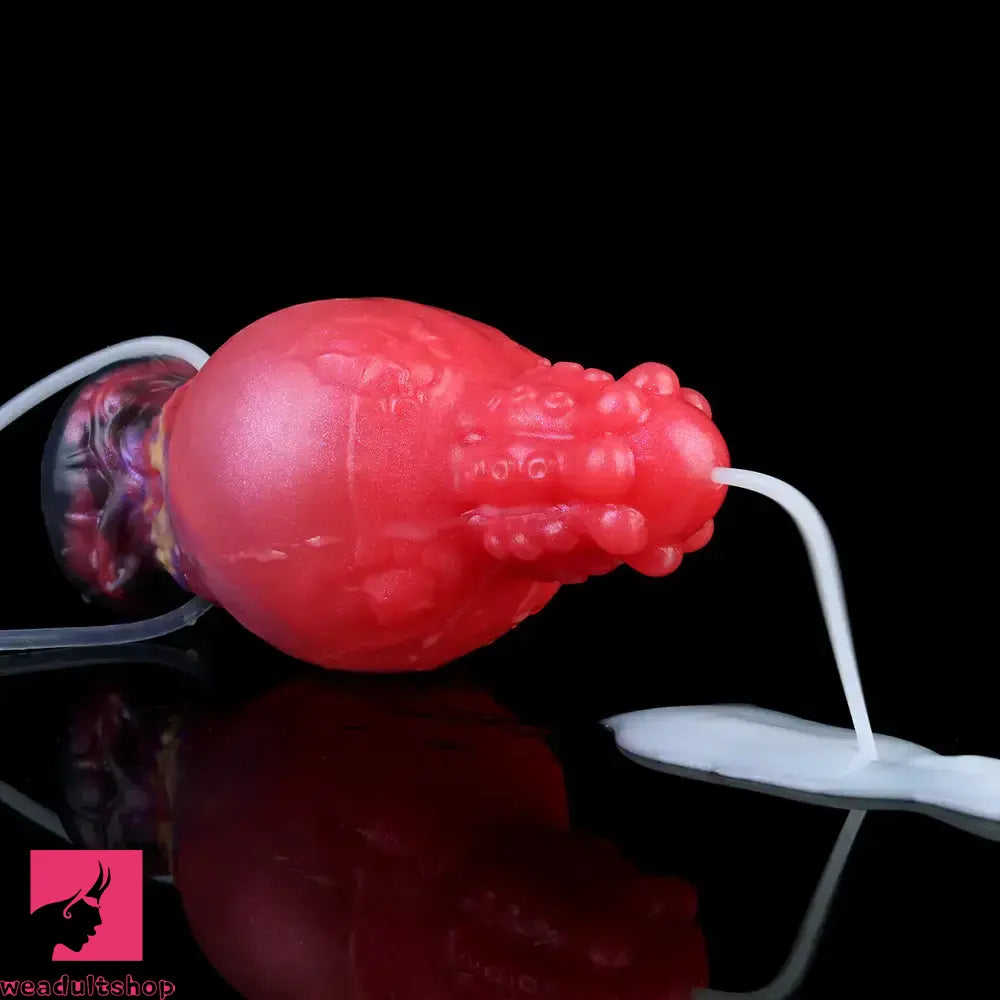 5.91in Fantasy Weird Silicone Soft Inflatable Spraying Water Dildo For Sex