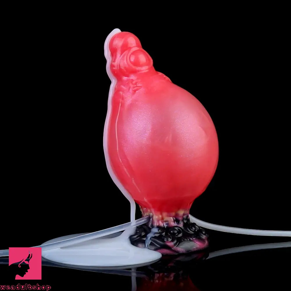 5.91in Fantasy Odd Silicone Soft Inflatable Spraying Water Dildo Sex Toy